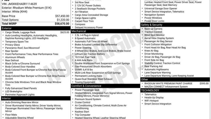 2024 Mazda CX-90 JM3KKEHA0R1114639