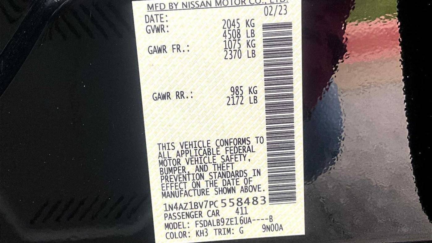 2023 Nissan LEAF 1N4AZ1BV7PC558483
