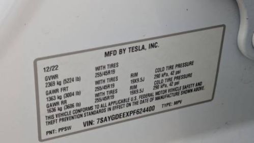 2023 Tesla Model Y 7SAYGDEEXPF624400
