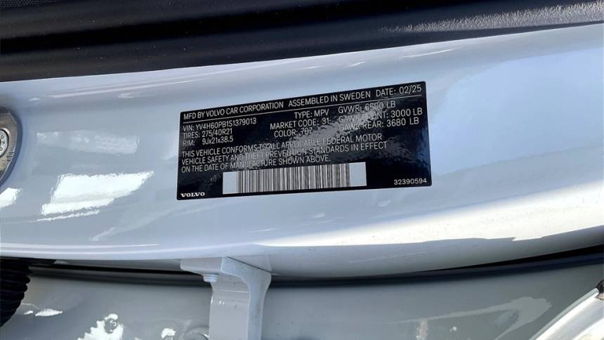 2025 Volvo XC90 YV4H60PB1S1379013