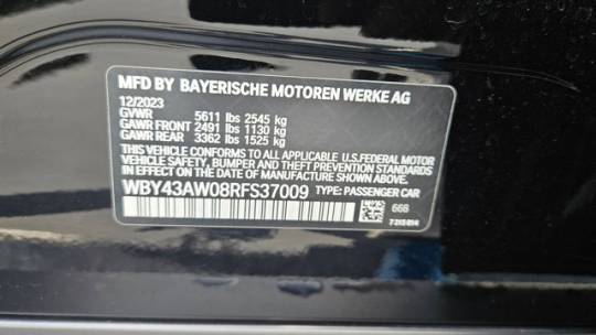 2024 BMW i4 WBY43AW08RFS37009