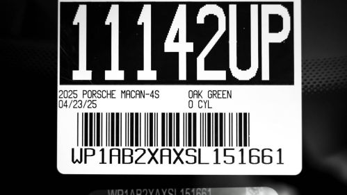 2025 Porsche Macan Electric WP1AB2XAXSL151661