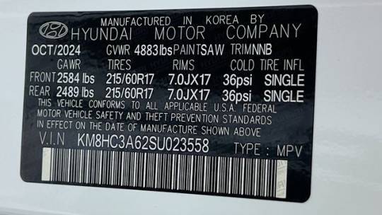 2025 Hyundai Kona Electric KM8HC3A62SU023558