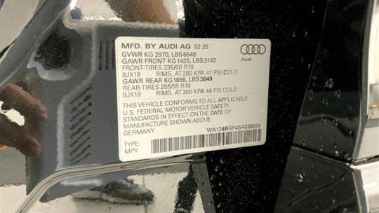2025 Audi Q6 e-tron WA124BGF4SA039264