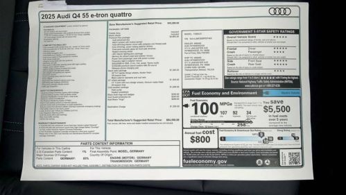 2025 Audi Q4 e-tron WA1LUBFZ6SP037464