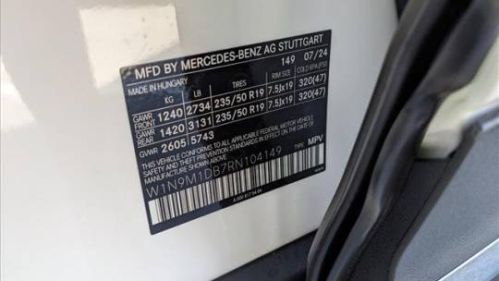 2024 Mercedes EQB W1N9M1DB7RN104149