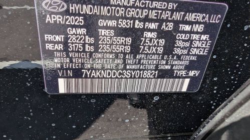 2025 Hyundai IONIQ 5 7YAKNDDC3SY018821