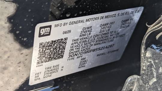 2025 Chevrolet Equinox EV 3GN7DSRP8SS214297