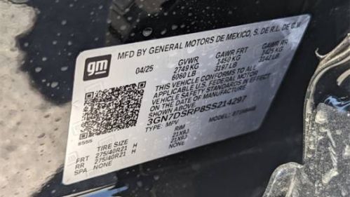 2025 Chevrolet Equinox EV 3GN7DSRP8SS214297