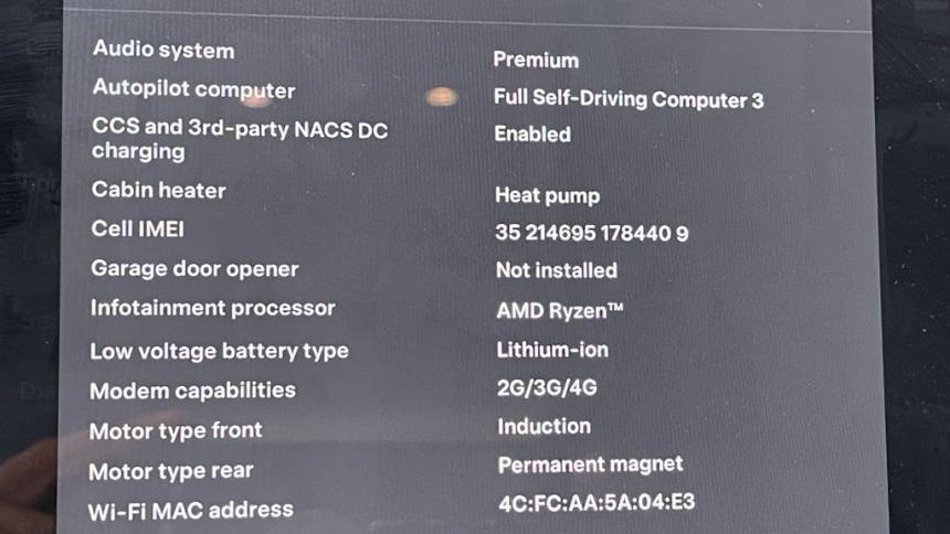 2022 Tesla Model 3 5YJ3E1EB0NF256842