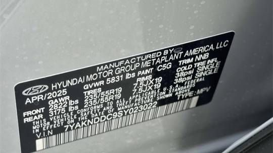 2025 Hyundai IONIQ 5 7YAKNDDC9SY023022