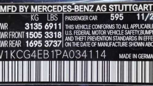 2023 Mercedes EQS Sedan W1KCG4EB1PA034114