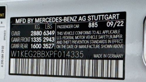 2023 Mercedes EQE Sedan W1KEG2BBXPF014335