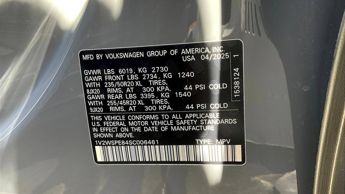 2025 Volkswagen ID.4 1V2WSPE84SC006461
