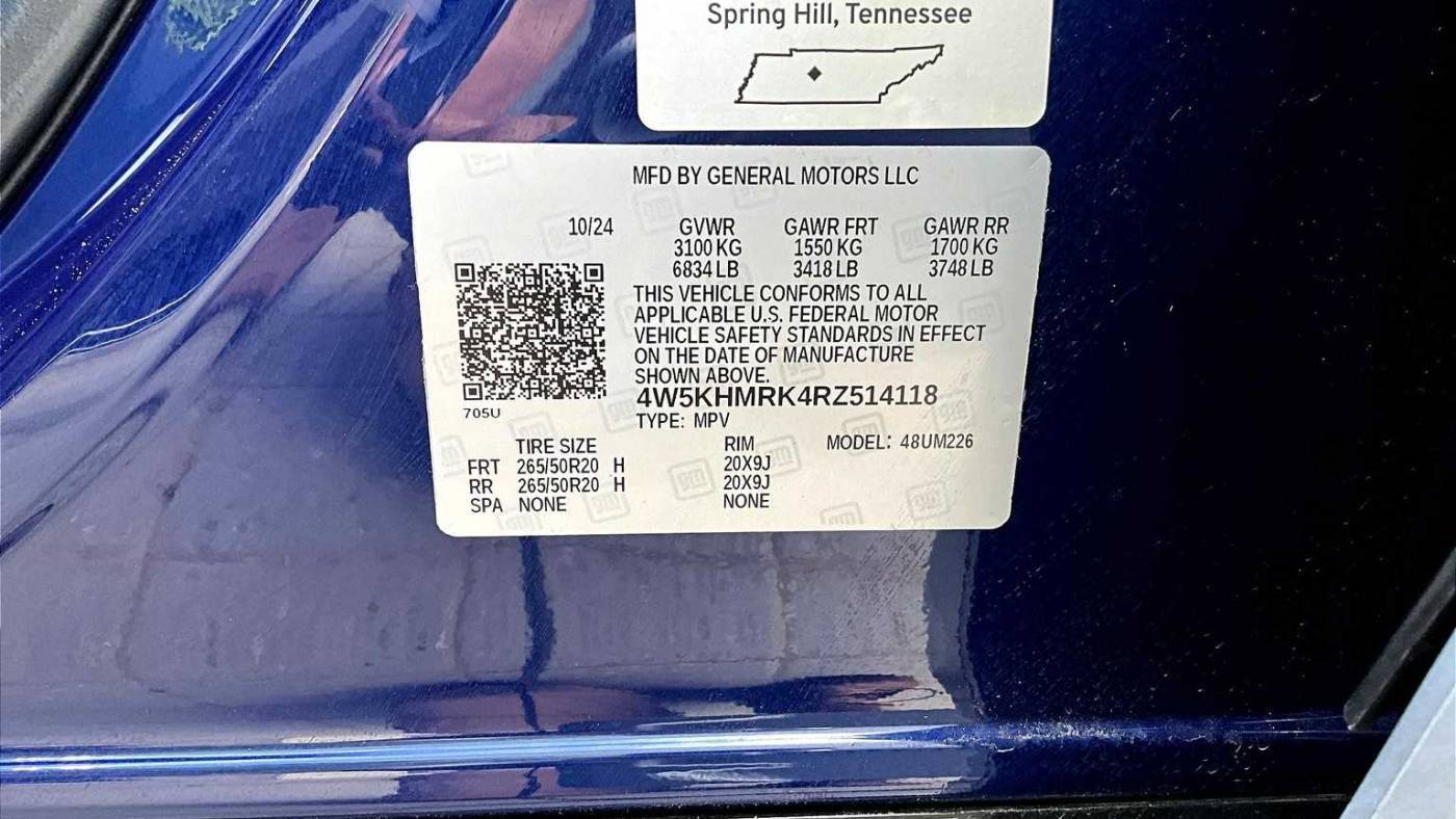 2024 Acura ZDX 4W5KHMRK4RZ514118