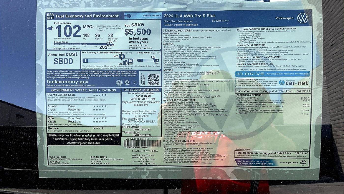 2025 Volkswagen ID.4 1V2JSPE8XSC006135