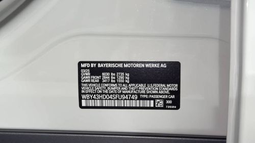 2025 BMW i4 WBY43HD04SFU94749