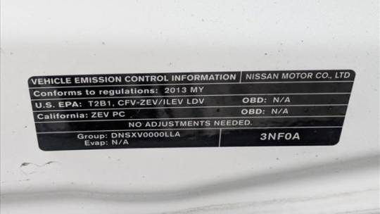2013 Nissan LEAF 1N4AZ0CP0DC414456