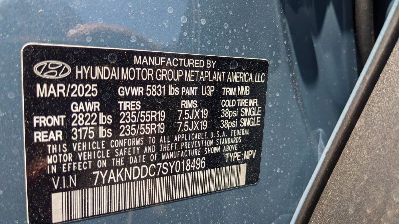 2025 Hyundai IONIQ 5 7YAKNDDC7SY018496