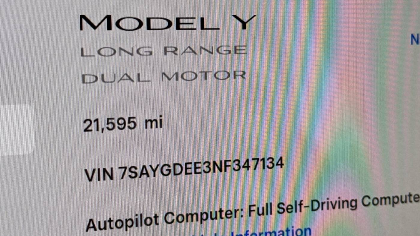 2022 Tesla Model Y 7SAYGDEE3NF347134