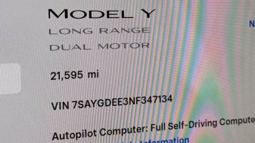 2022 Tesla Model Y 7SAYGDEE3NF347134