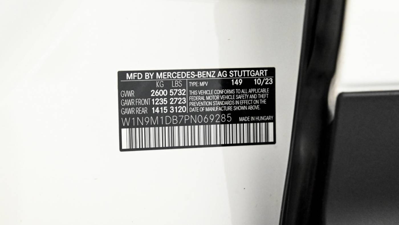 2023 Mercedes EQB W1N9M1DB7PN069285