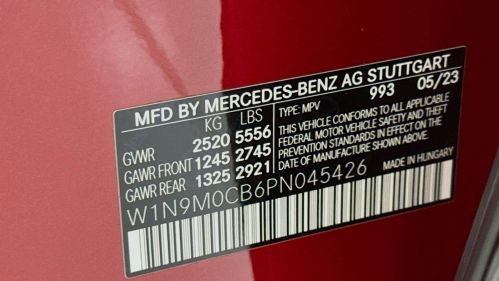 2023 Mercedes EQB W1N9M0CB6PN045426