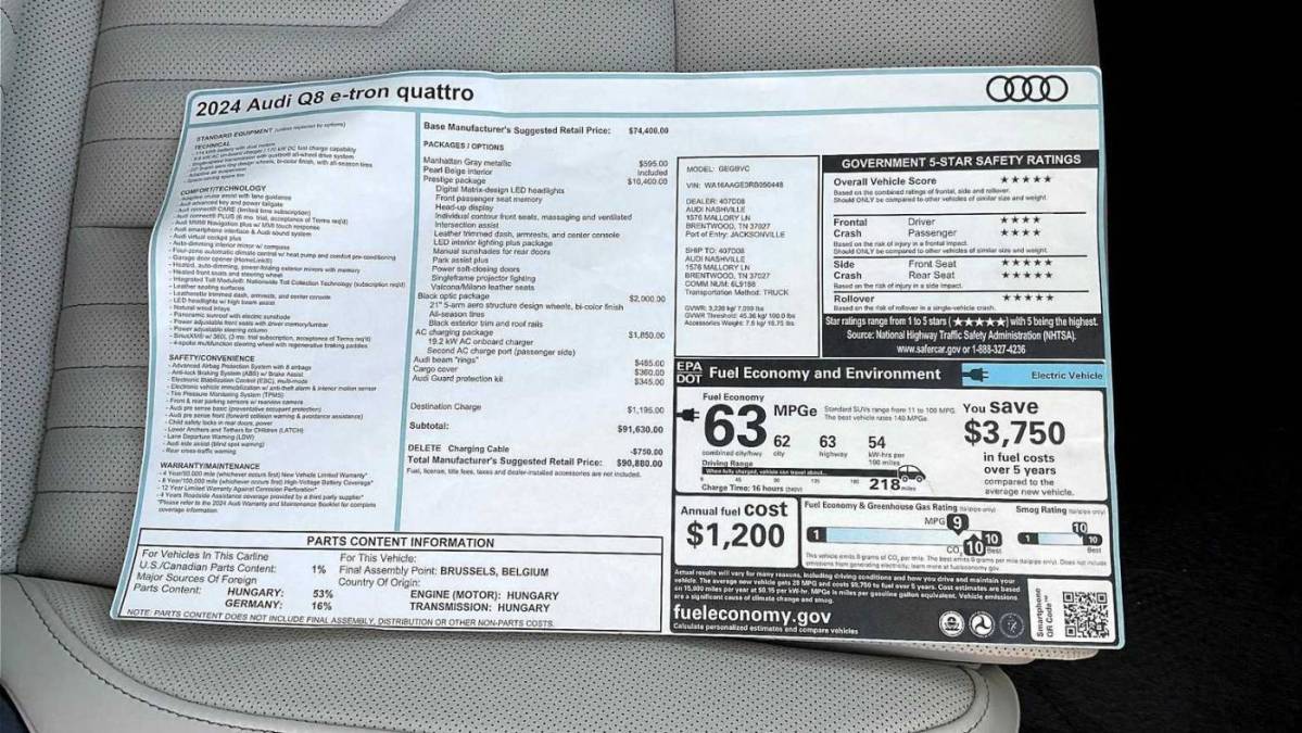 2024 Audi Q8 e-tron - Images - 27