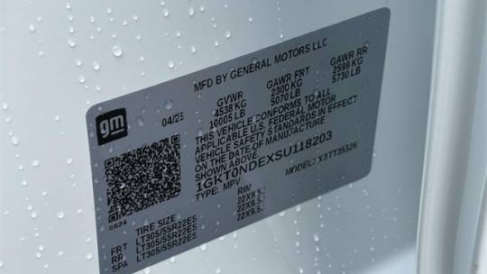 2025 GMC HUMMER EV SUV 1GKT0NDEXSU118203