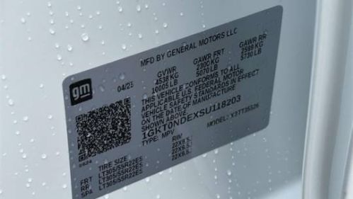 2025 GMC HUMMER EV SUV 1GKT0NDEXSU118203