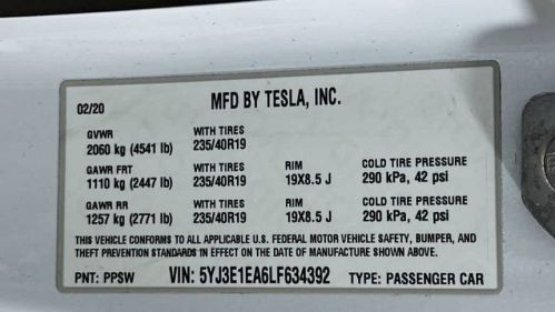 2020 Tesla Model 3 - Images - 21