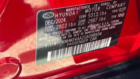 2025 Hyundai IONIQ 6 KMHM34AA2SA098934