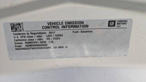 2017 Chevrolet VOLT 1G1RD6S52HU217778