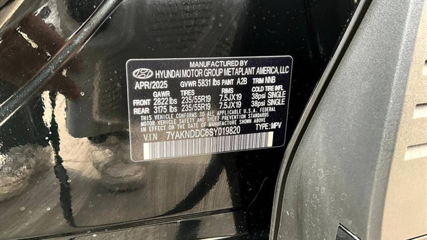 2025 Hyundai IONIQ 5 7YAKNDDC6SY019820